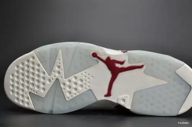 Cheap Maroon white 384664-116 Retro Jordan Air 6 0528